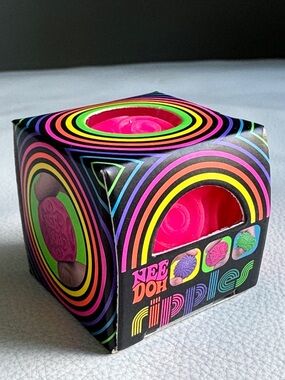 SHIPS TODAY! Nee Doh Teenie Ripples pink Squishy TikTok Viral Toy